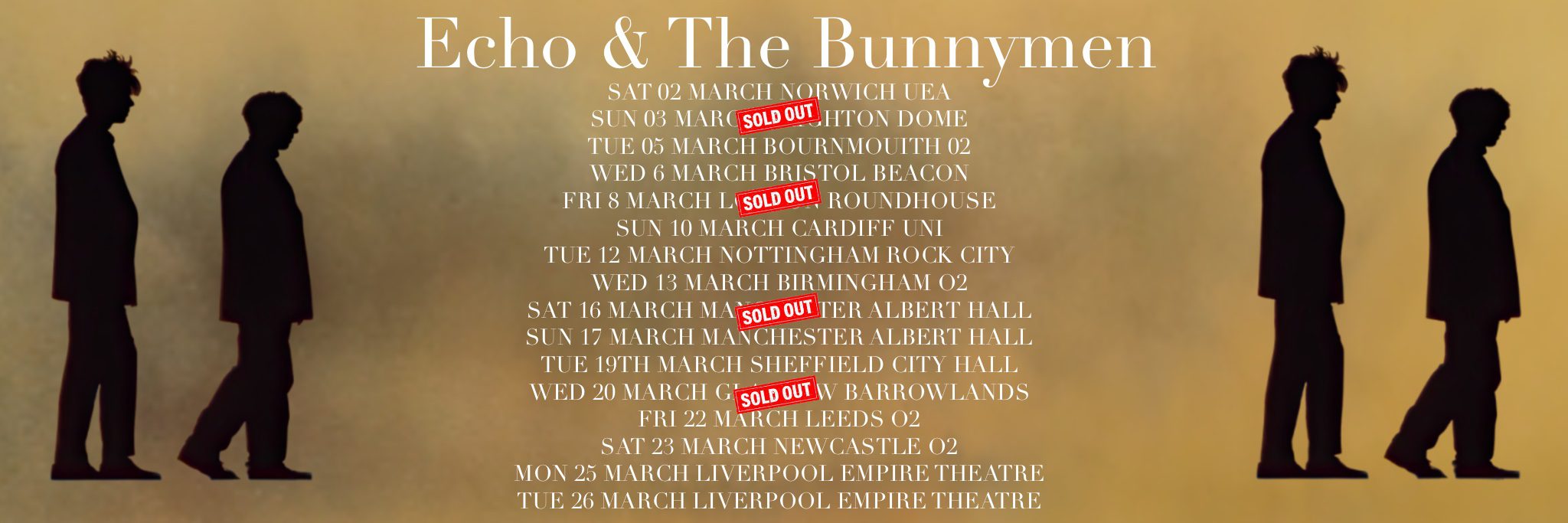 Echo & The Bunnymen Live Tickets 2024 Echo & The Bunnymen